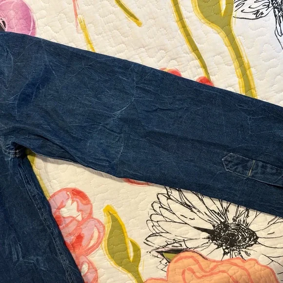 Vintage Red Denim Pearl Snap Shirt - Picture 8 of 9